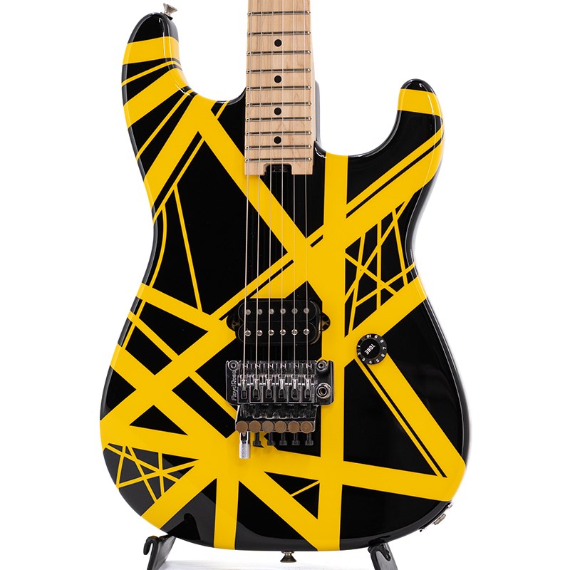 EVH Striped  Black with Yellow Stripesの画像